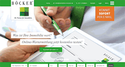 Desktop Screenshot of immobilien-boecker.de